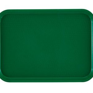 Tácka z polypropylénu na fast food, veľká, Cambro, zelená, Zelená, 355x457x(H)21mm Kód: 1418FF119