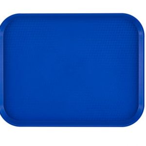 Tácka z polypropylénu na fast food, veľká, Cambro, modrá, Modrá, 355x457x(H)21mm Kód: 1418FF186