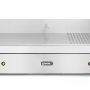 Grilovacia platňa Profi Line, HENDI, Profi Line, 2/3 hladká, 1/3 drážkovaná, 230V/3500W, 720x550x(H)245mm Kód: 203163