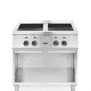 Indukčný varič so 4 horákmi, HENDI, 400V/17000W, 800x720x(H)854mm Kód: 237687