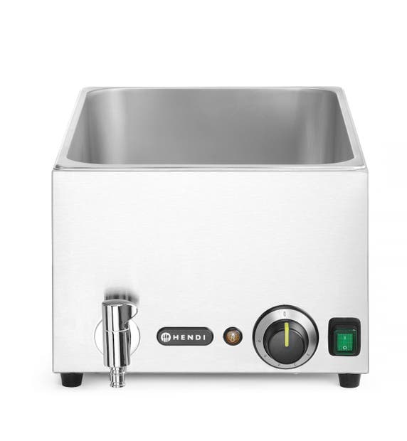 Ranger Ohrievač Bain-Marie s odtokovým kohútikom, HENDI, GN 1/1, 230V/1000W, 576x334x(H)241mm Kód: 238912