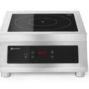 Indukčný varič model 5000 D, HENDI, Profi Line, 400V/5000W, 398x525x(H)175mm Kód: 239322