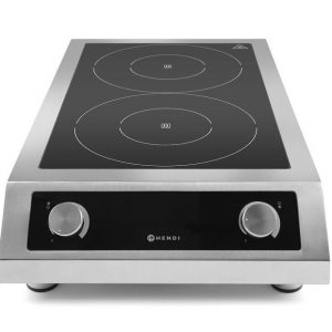 Dvojitý indukčný varič model 7000, HENDI, Profi Line, 400V/7000W, 405x700x(H)145mm Kód: 239346