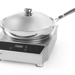 Indukčný Wok model 3500, HENDI, Profi Line, indukčný varič + wok, 230V/3500W, 340x450x(H)295mm Kód: 239681