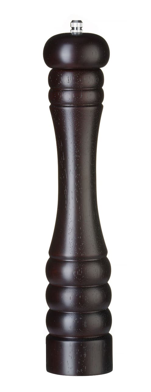 Drevený mlynček na korenie, HENDI, Tmavá dubová, ⌀60x(H)315mm Kód: 469828