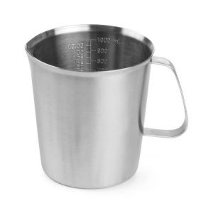 Oceľová odmerka, HENDI, 1L, ⌀120x(H)130mm Kód: 516201
