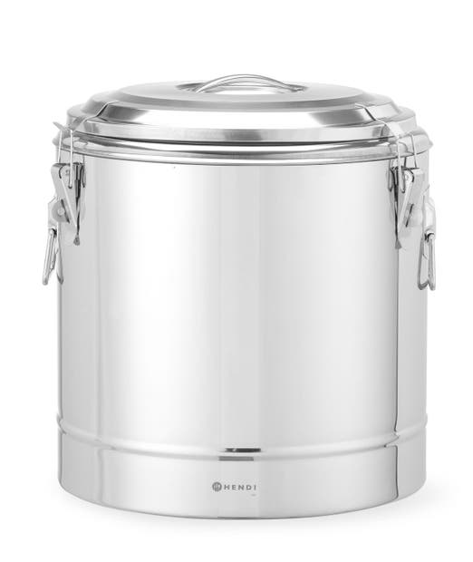 Termoska na prepravu potravín, HENDI, 35 l, ⌀400x(H)445mm Kód: 708095