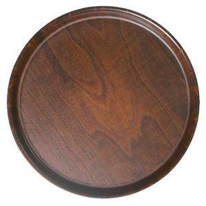 Servírovacia tácka okrúhla, protišmyková, z bukového dreva, Cambro, Ø320, Dubová, ⌀320mm Kód: PH558516000