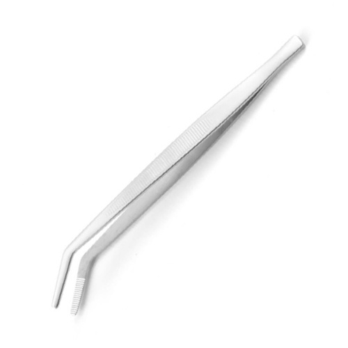 Pinzeta zahnutá 16cm