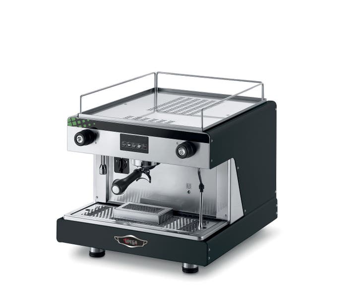 Kávovar Wega, 1-skupina, elektronická, čierna, Wega, 5L, 230V/2900W, 530x555x(H)515mm Kód: 208922